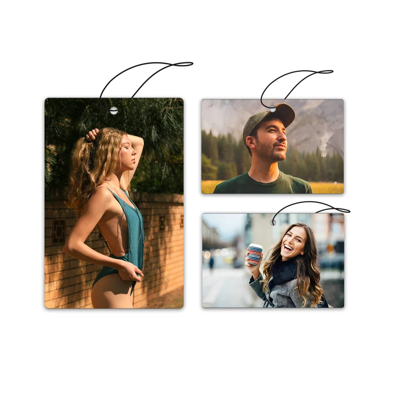 Personalized Photo Car Air Freshener Photo Printed Air Freshener